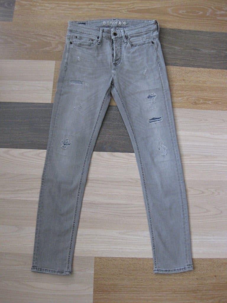 Denham Slimfit Jeans - Maat 29/30 - Nette Staat, Verzenden, W32 (confectie 46) of kleiner, Zo goed als nieuw, Grijs