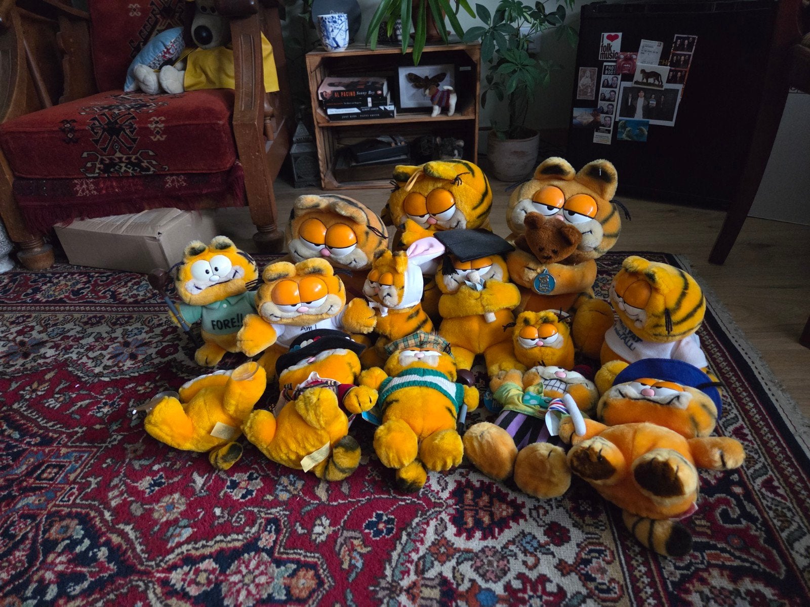 vintage garfield knuffel/peluche collectie, Ophalen, Overige typen