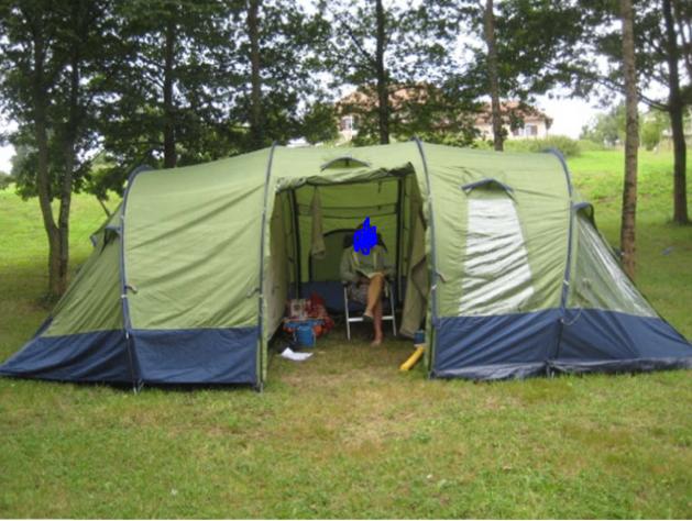 tent tunneltent 4-6 persoons, Caravans en Kamperen, Ophalen