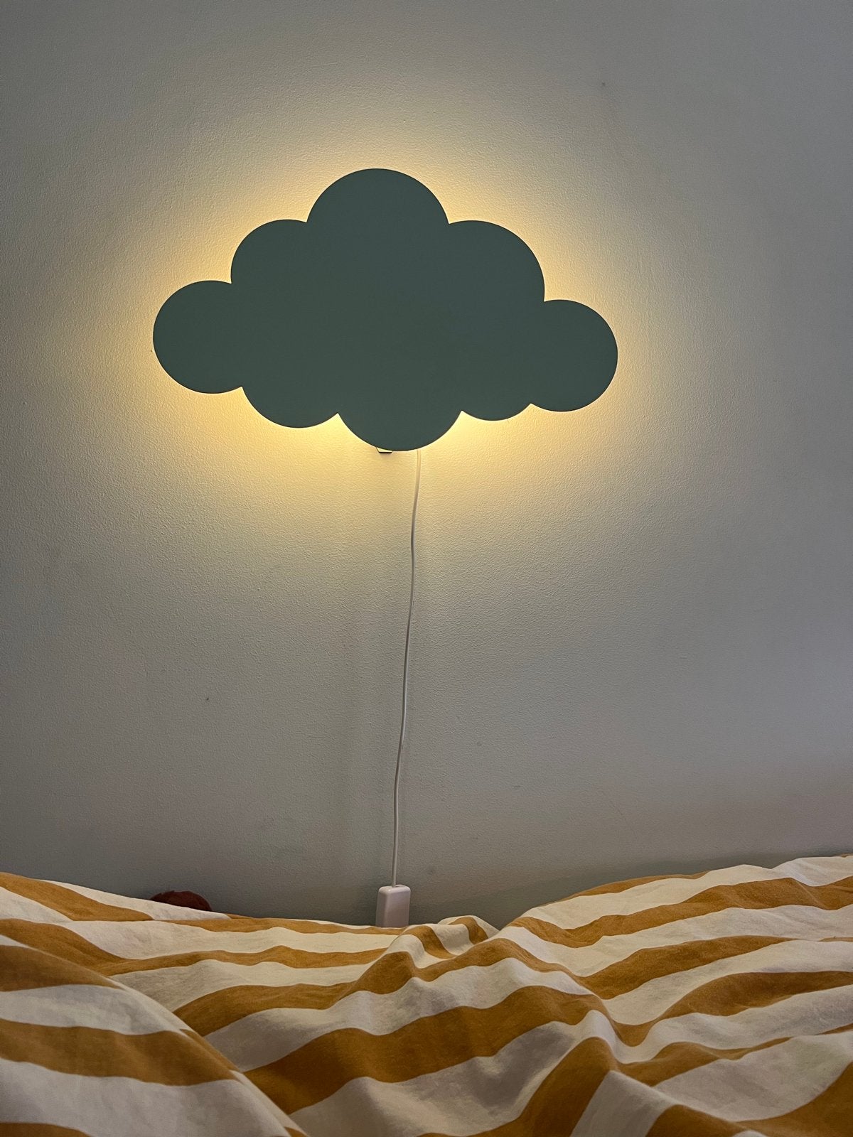 Ferm Living Wolk Wandlamp - Mintgroen, Met snoer/stekker, Overige fittingen, Ophalen of Verzenden, Zo goed als nieuw