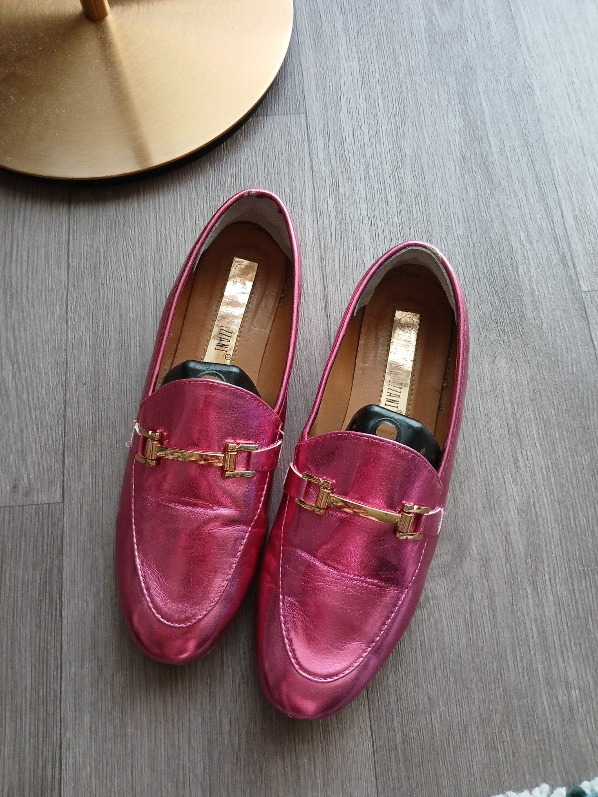 leren loafers, Claudia ghizzani, Instappers, Ophalen of Verzenden, Zo goed als nieuw
