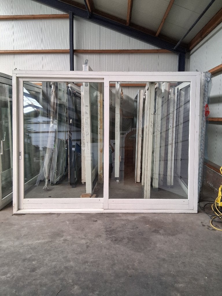 Schuifpui Hr++ bezorgen factuur mogelijk, Gebruikt, 225 cm of meer, Ophalen of Verzenden, Inclusief glas