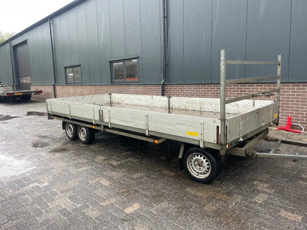 Hulco Schamelwagen schamel aanhanger 3500 kg 3-Asser, Auto diversen, Gebruikt