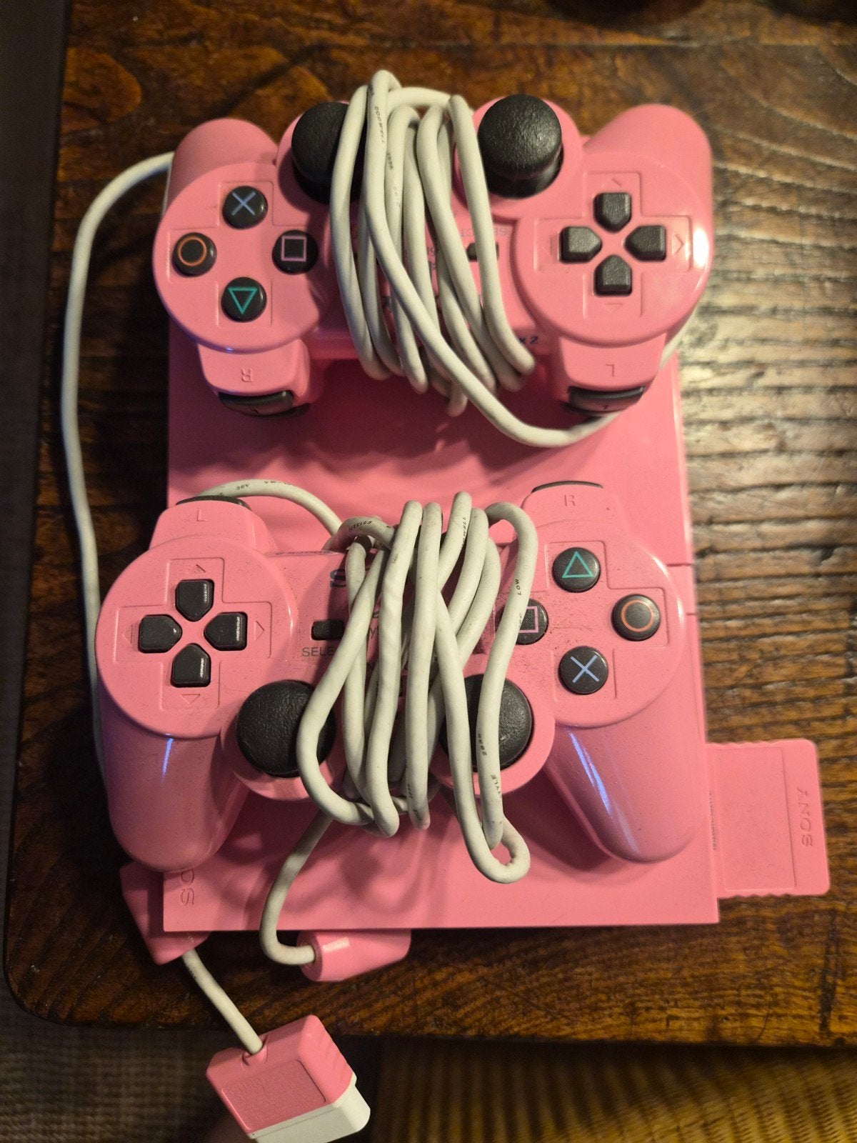 Playstation 2 Slim roze/pink met 2 controllers, Met 2 controllers, Ophalen of Verzenden, Zo goed als nieuw, Roze