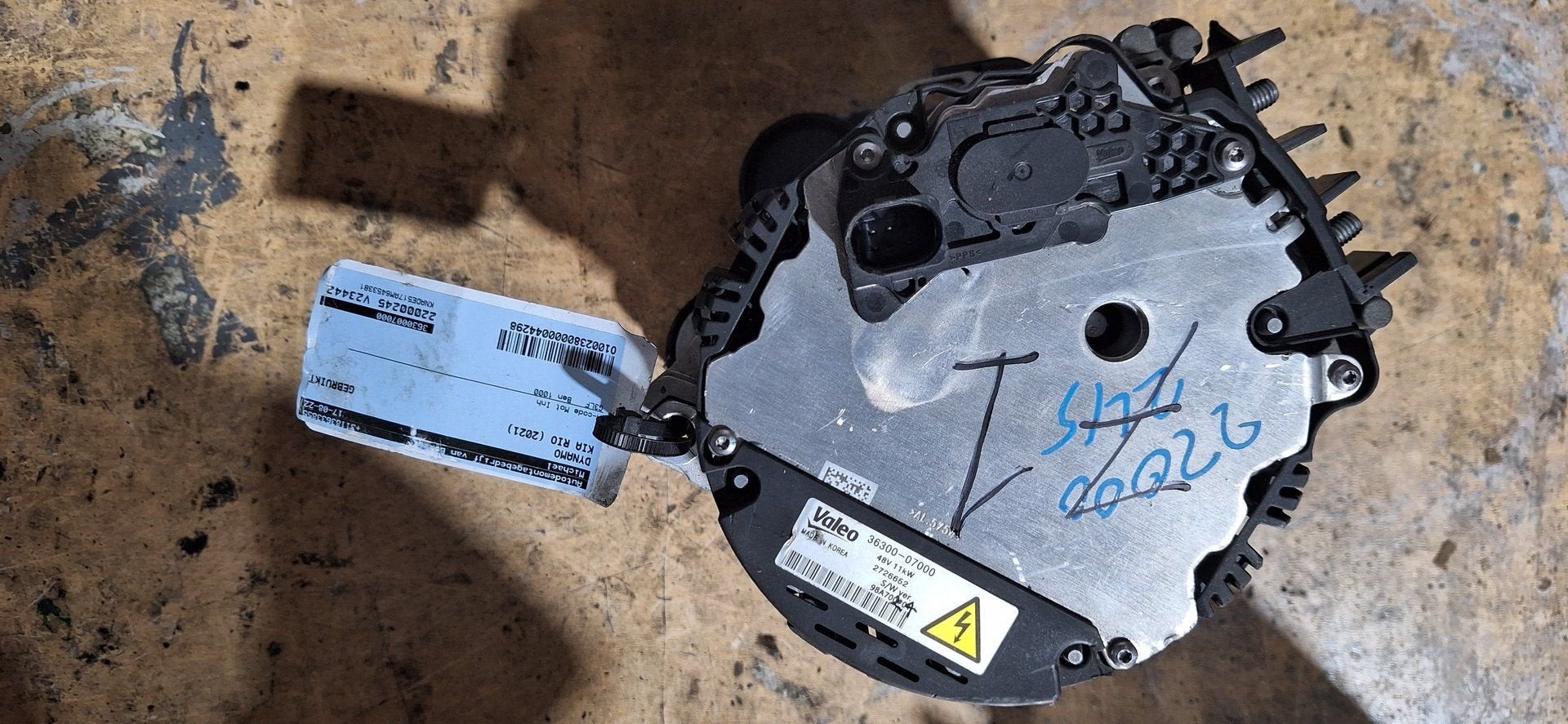 Originele 48V Startgenerator Dynamo Kia Rio Stonic i20 1.0 T, Gebruikt, -, -, Ophalen of Verzenden