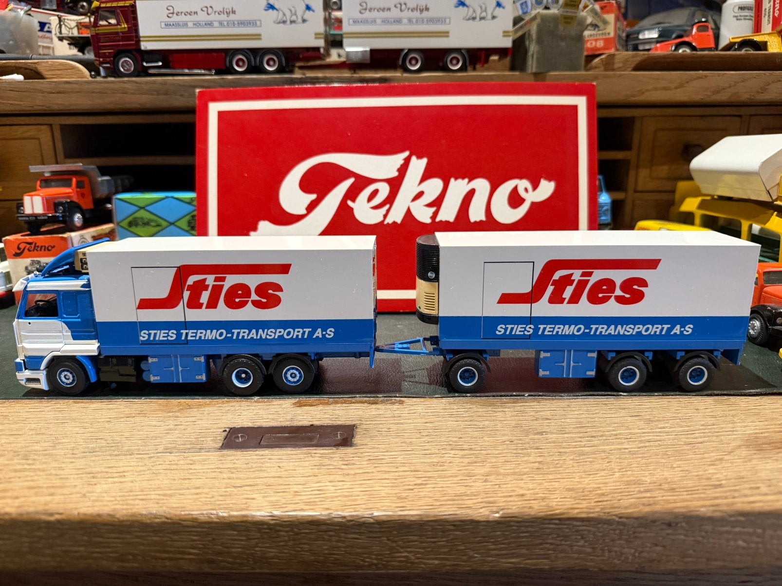 TEKNO SCANIA 143 STREAMLINE STIES COMBI, Ophalen of Verzenden, Zo goed als nieuw, Bus of Vrachtwagen, Tekno