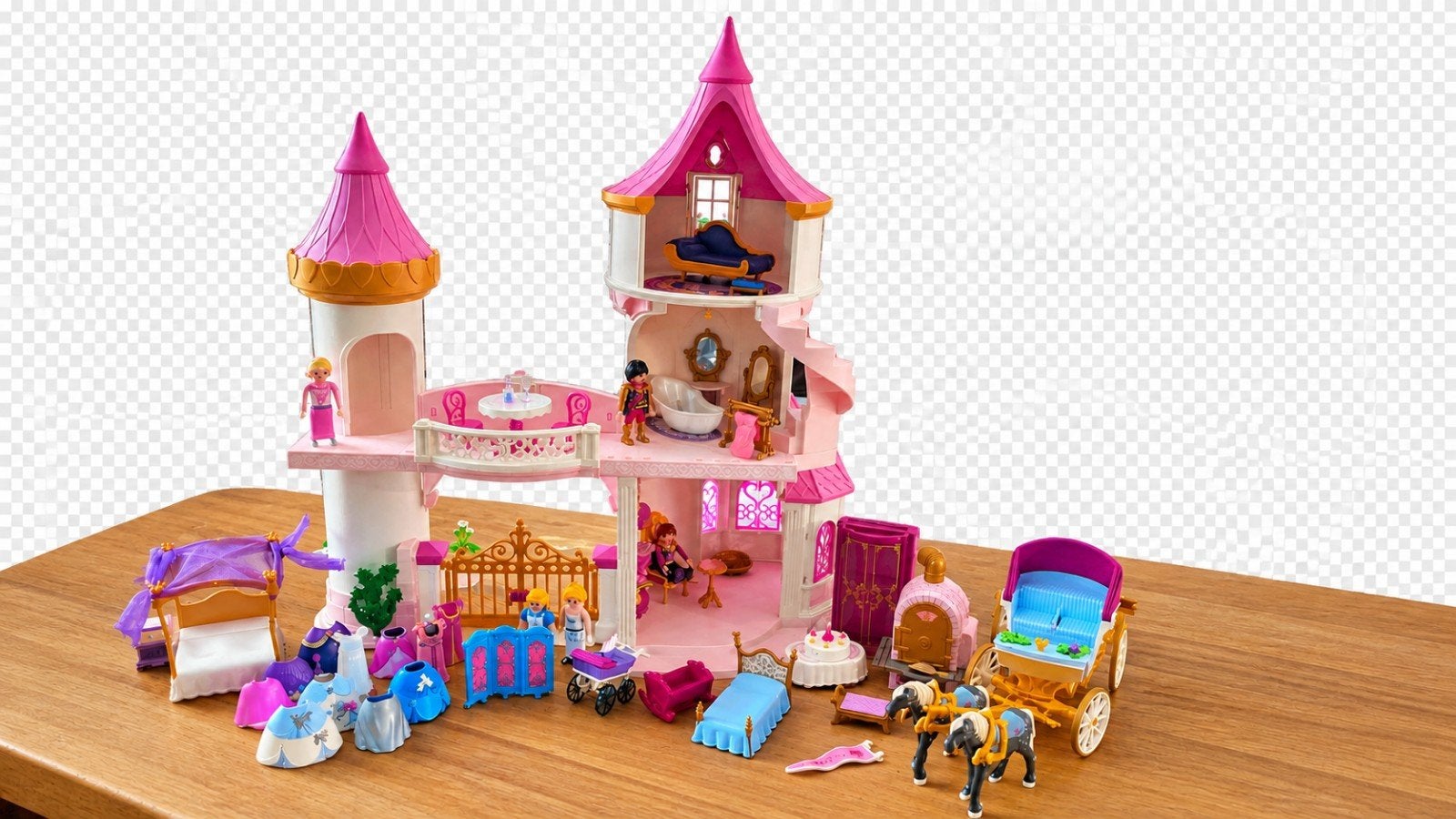 Playmobil Prinsessenkasteel 70448 met accessoires, Ophalen, Gebruikt, Overige typen