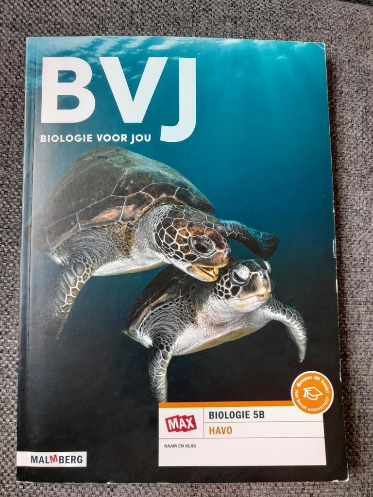 Biologie voor Jou 5B HAVO - Malmberg (nieuw), Biologie, Ophalen of Verzenden, Carin van Haren, Sion de Sant, Elke de Schrevel