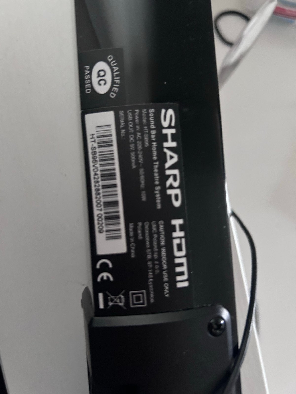Foto 3 van Sharp HT-SB95 Soundbar Home Theatre System