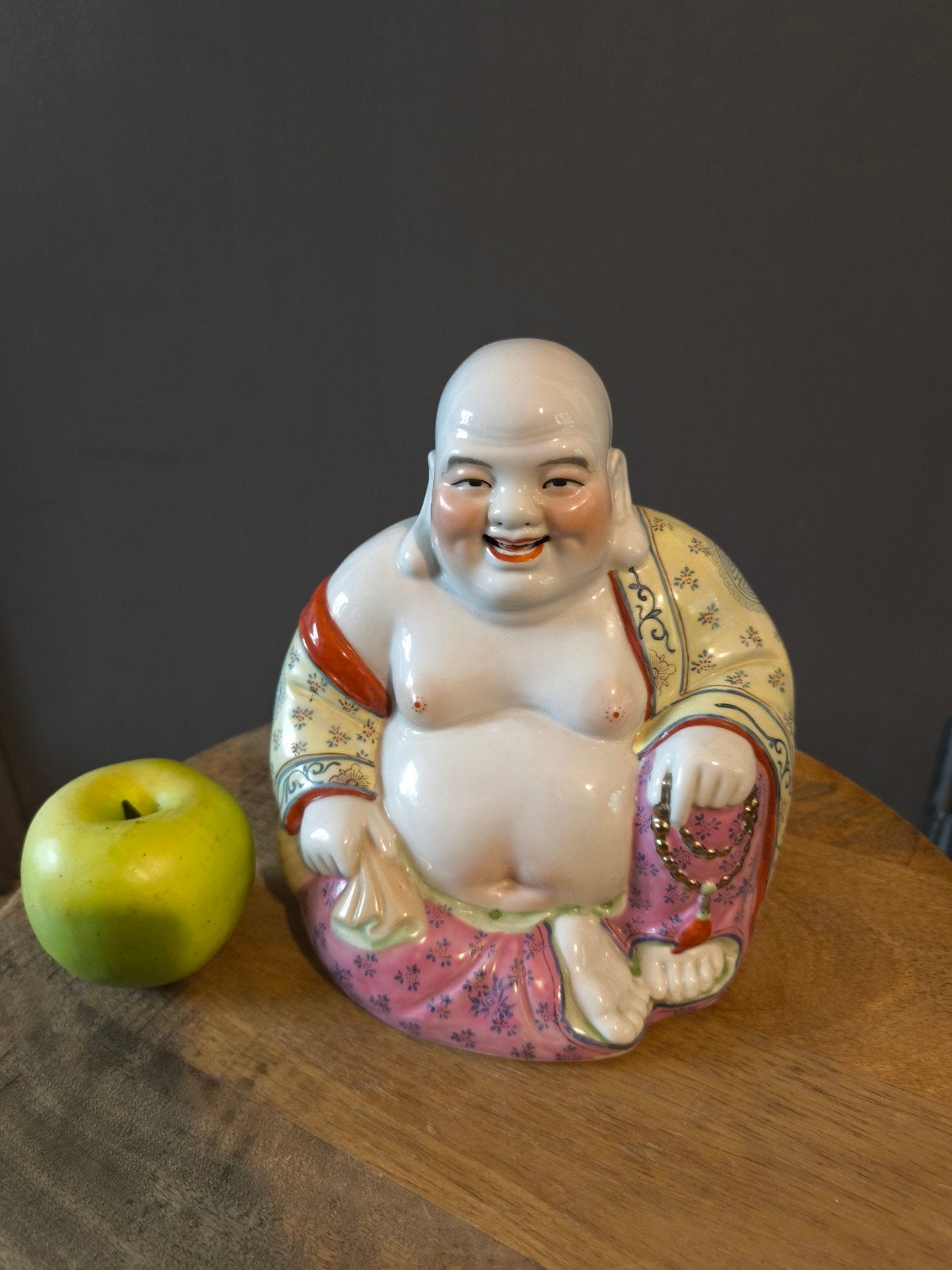 Chinees Porseleinen Boeddha - Puntgave Conditie, Ophalen of Verzenden