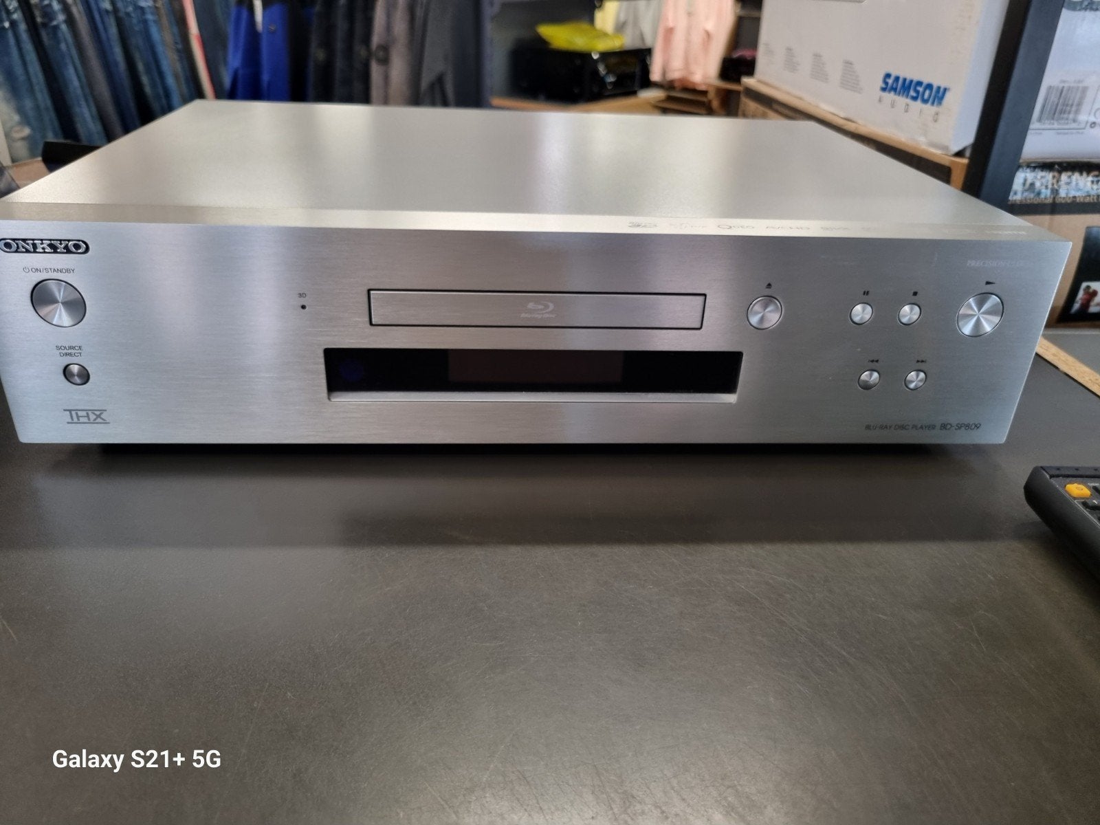 ✅Onkyo BD-SP809 Blu-ray Disc Speler - Zilver Nieuwstaat!, Overige merken, -, -, Ophalen of Verzenden