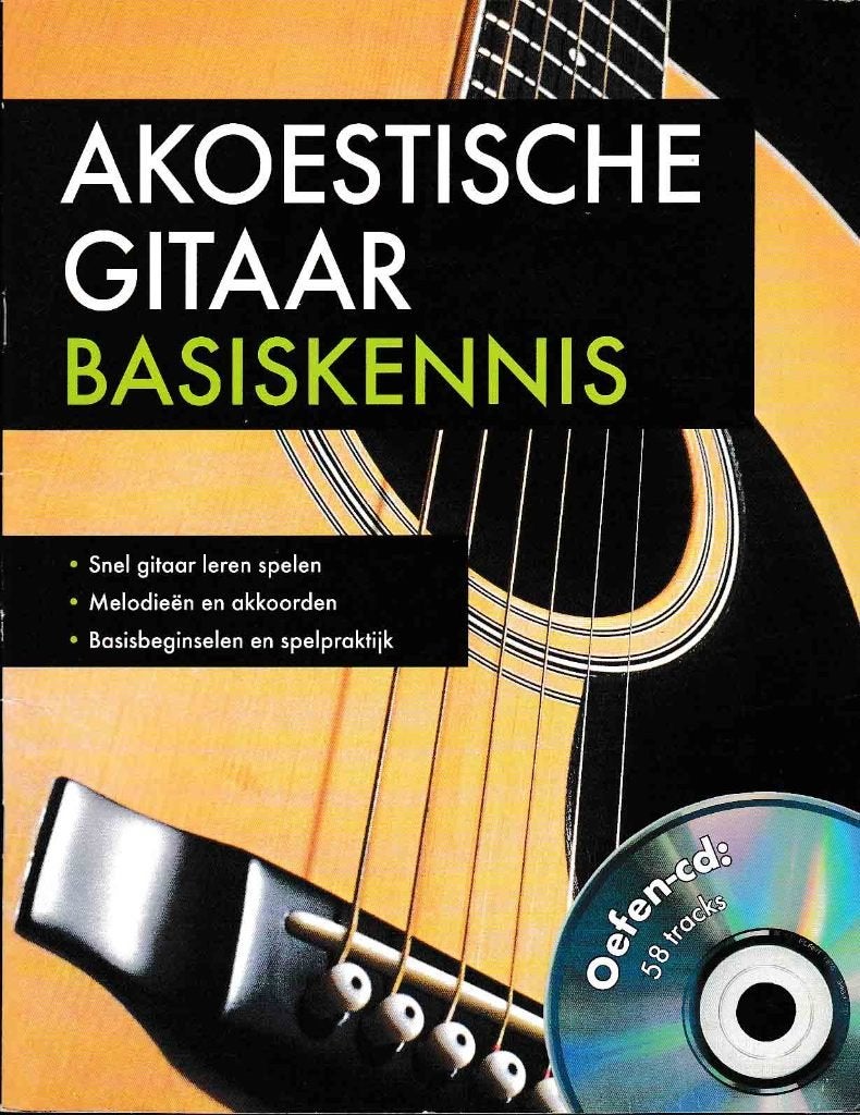 Akoestische Gitaar basiskennis met Cd ( 4402 ), Gitaar, Ophalen of Verzenden, Zo goed als nieuw, Blues