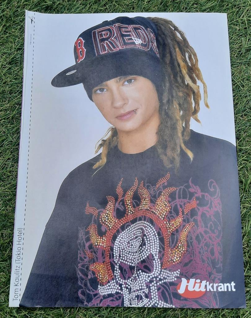 Poster A4 Hitkrant 2007 Tom Kaulitz van Tokio Hotel, A4 of kleiner, Ophalen of Verzenden, Muziek, Rechthoekig Staand