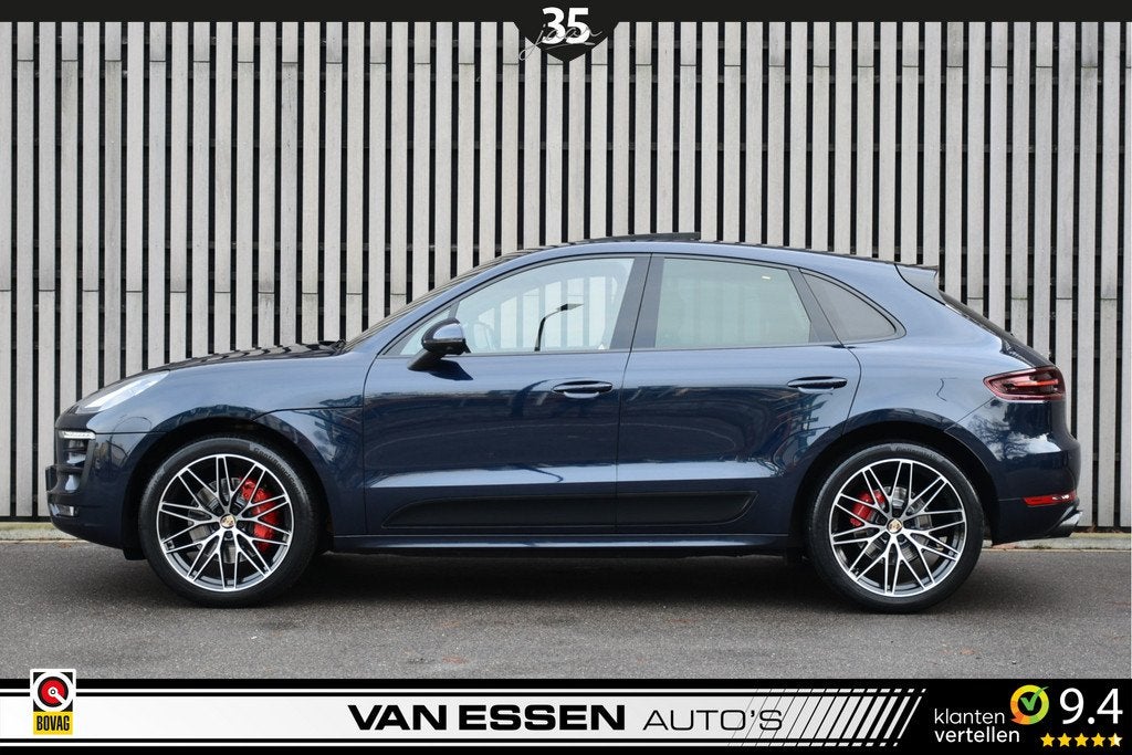 Porsche Macan 3.0 GTS Pano Leder Camera Luchtvering Stoel/St, Auto's, Porsche, Automaat, Gebruikt, Euro 6, Blauw
