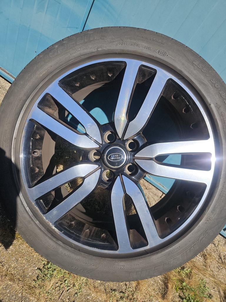 4x Land Rover 20 inch velg met Michelin band 255/50R20, Auto-onderdelen, Banden en Velgen, Ophalen, Gebruikt, 255 mm, Banden en Velgen