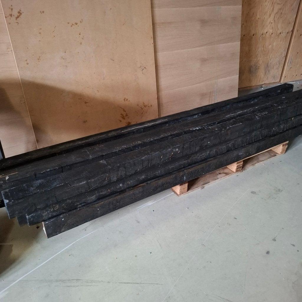 17 Gebruikte nette Houten Balken van 300 cm lang ( 10x10cm), Ophalen, Gebruikt, Balk, Vuren