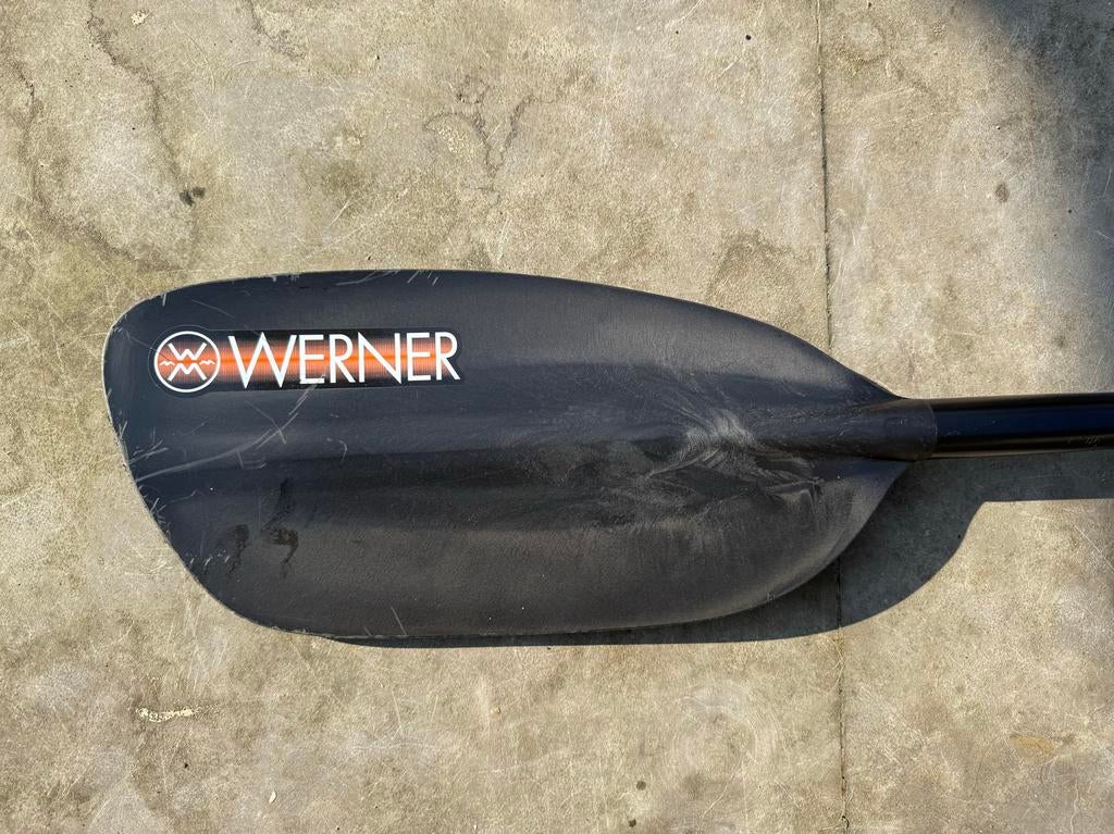 Werner Desperado CF peddel wildwater ww, Ophalen, Zo goed als nieuw, Dubbelbladige peddel