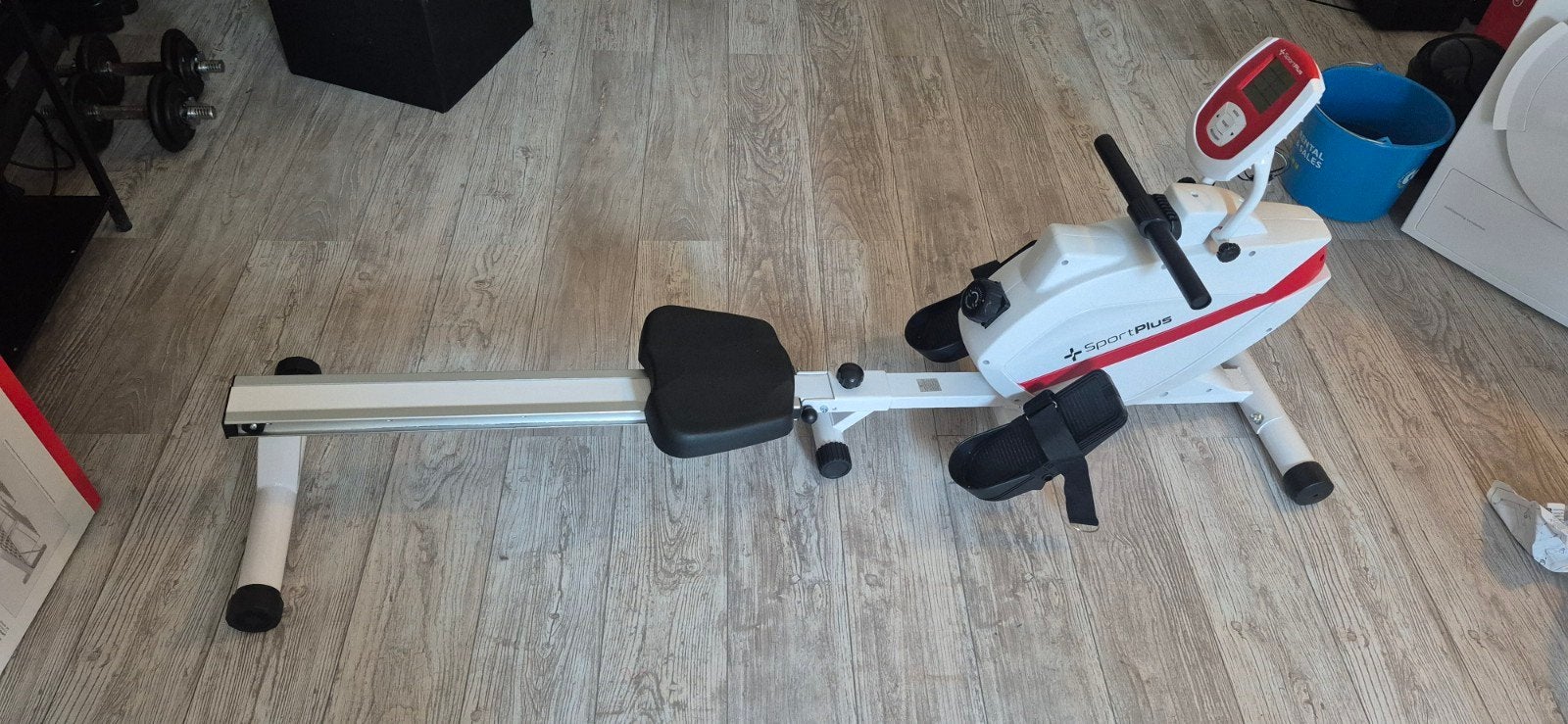 SportPlus Roeitrainer - Zo goed als nieuw, Sport en Fitness, Ophalen, Zo goed als nieuw, Rug