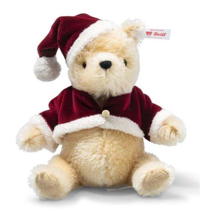Steiff 356087 Christmas Winnie the Pooh, 17cm., Info@steiff.com, Steiff, Richard-Steiff-Straße 4, Giengen, Steiff