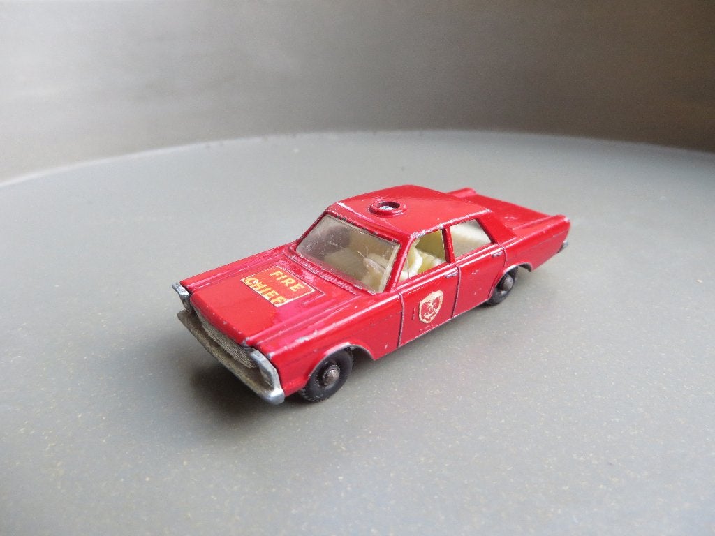 Matchbox No 59 Fod Galaxie Fire Chief, Ophalen of Verzenden, Gebruikt