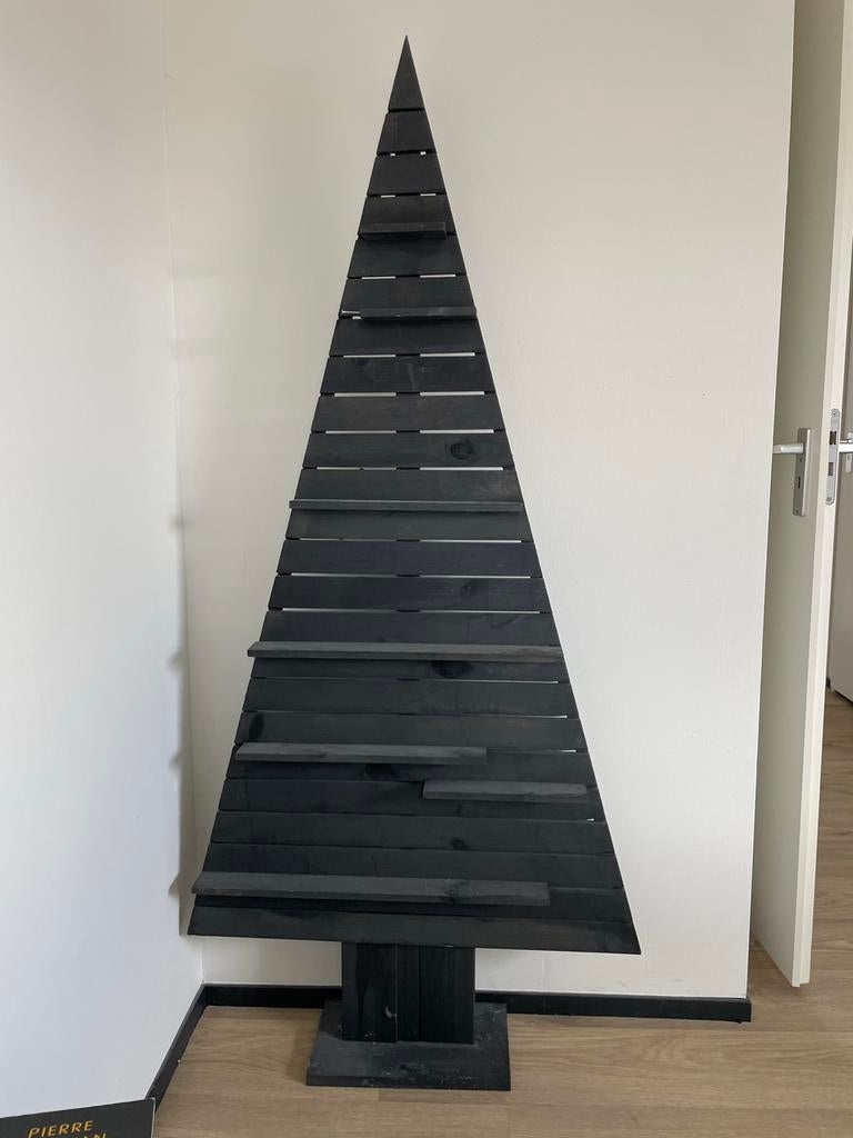 Zwarte houten kerstboom, Diversen, Kerst, Ophalen, Zo goed als nieuw