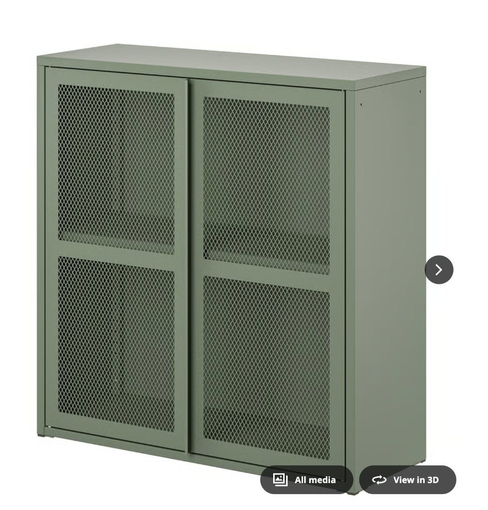 Ikea IVAR grijsgroen draadwerk, Ophalen, Gebruikt