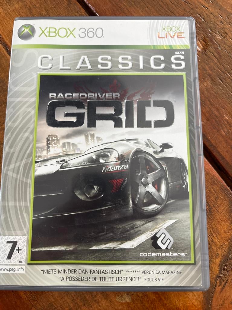 Race Driver GRID Xbox 360 Classics - Zo goed als nieuw, Online, 1 speler, Racen en Vliegen, Ophalen of Verzenden