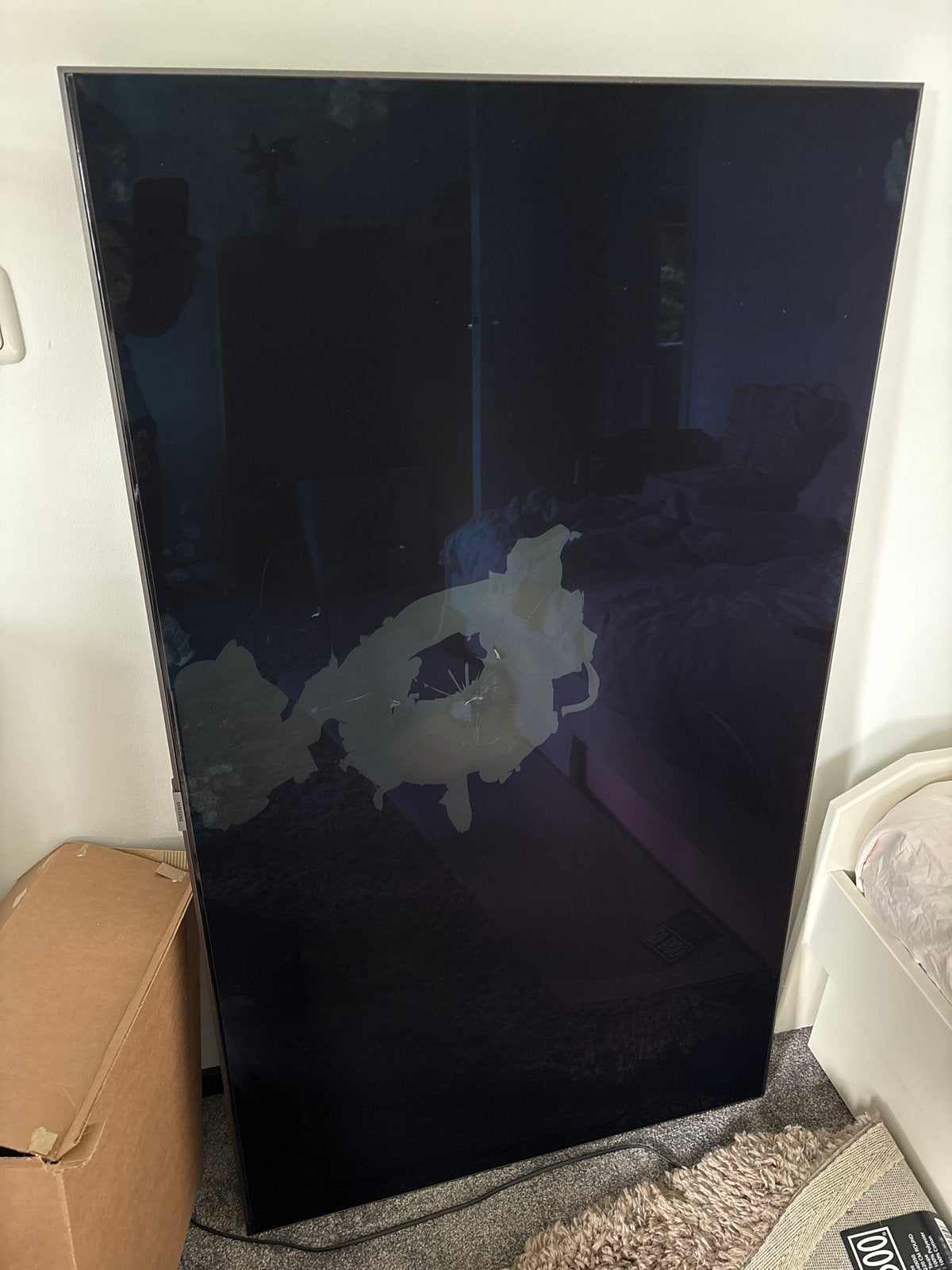 Samsung QLED 4K TV QE55Q80RAL - Scherm defect, Audio, Tv en Foto, Televisies, Niet werkend, QLED, 100 cm of meer, 4k (UHD), Samsung