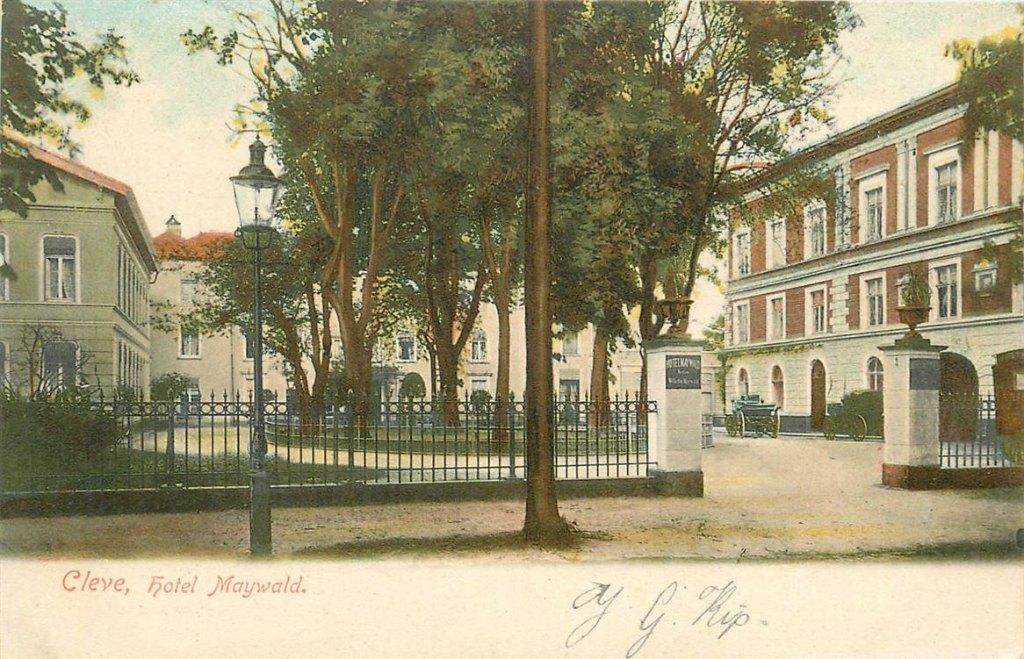701-313-047 Kleve Hotel Maywald, Verzenden, Voor 1920, Duitsland