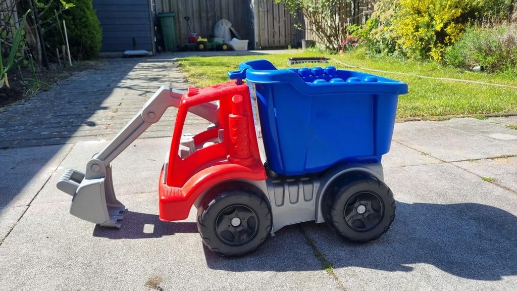 Mega bloks kiepwagen met graafarm, Kinderen en Baby's, Speelgoed | Speelgoedvoertuigen, Ophalen of Verzenden