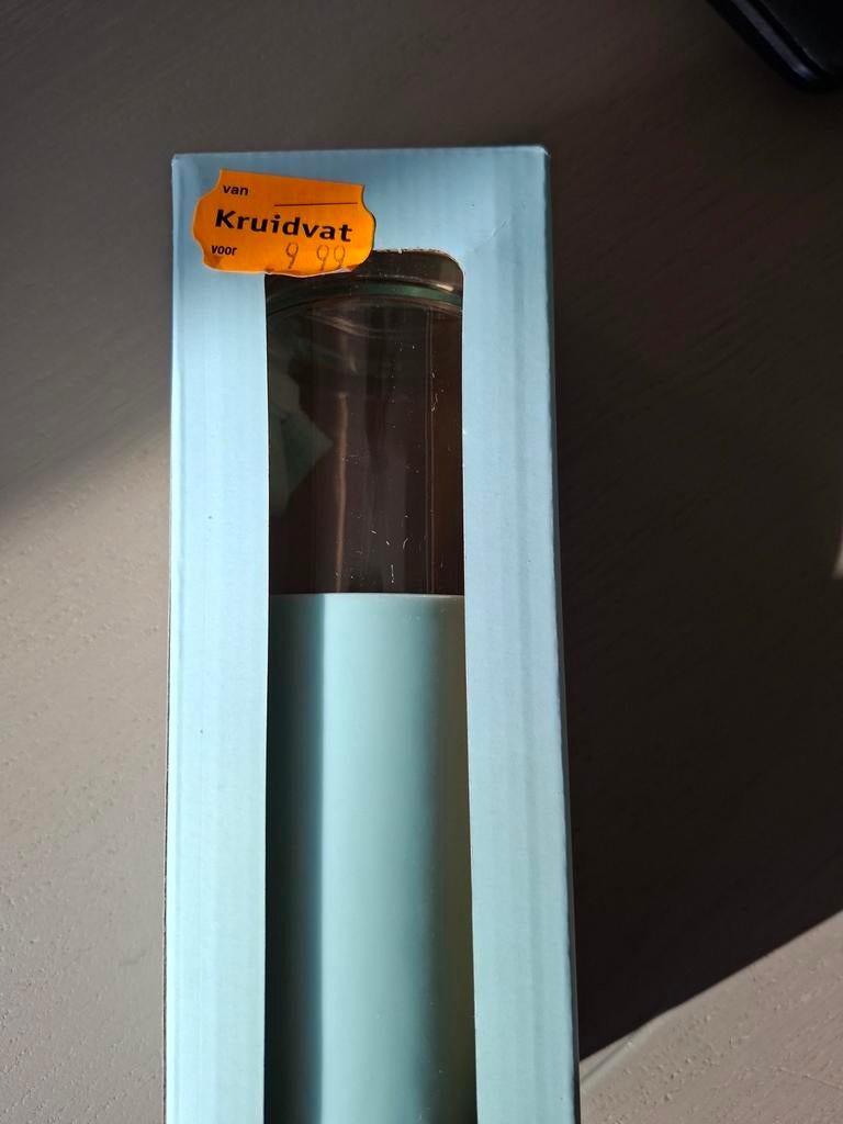 1 nieuwe groene waterfles, Ophalen of Verzenden, Nieuw