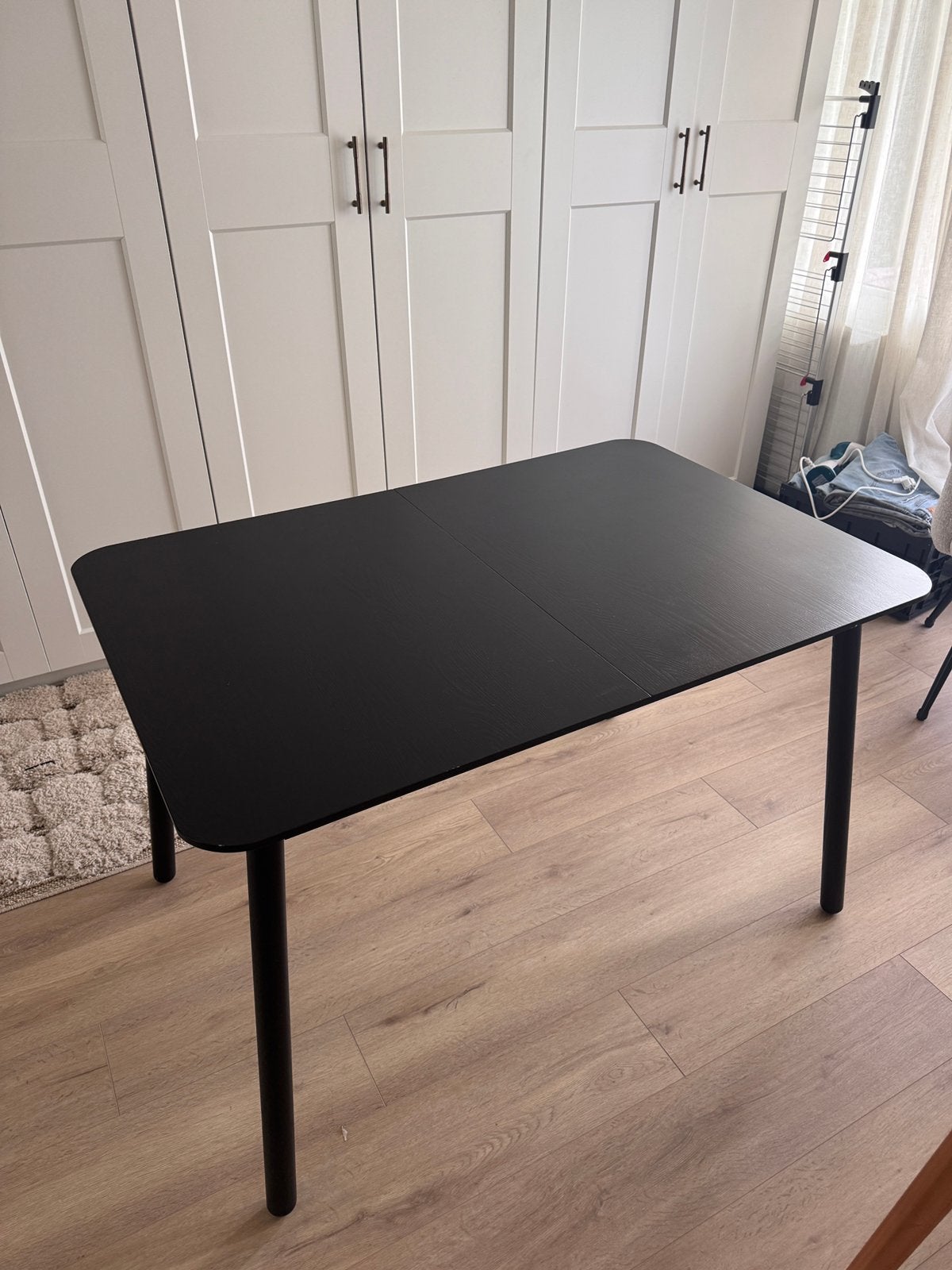 Zuiver glimps eettafel uitschuifbaar bureau tafel, Huis en Inrichting, Tafels | Eettafels, Gebruikt, 50 tot 100 cm, 100 tot 150 cm
