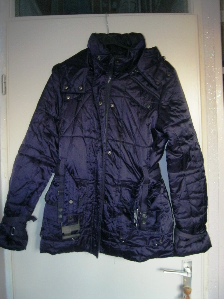 Diep donkerblauw winterjas/ski jas Vero Moda denim maat L, Maat 38/40 (M), Blauw, Vero Moda, Nieuw