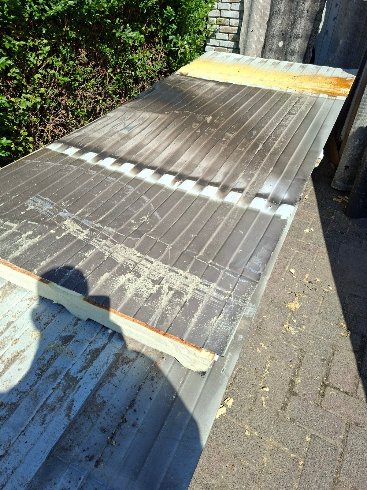 dakplaten falk tr3 gratis pir isolatie, Gebruikt, Hardschuim (Pir), 15 m² of meer, 8 tot 12 cm