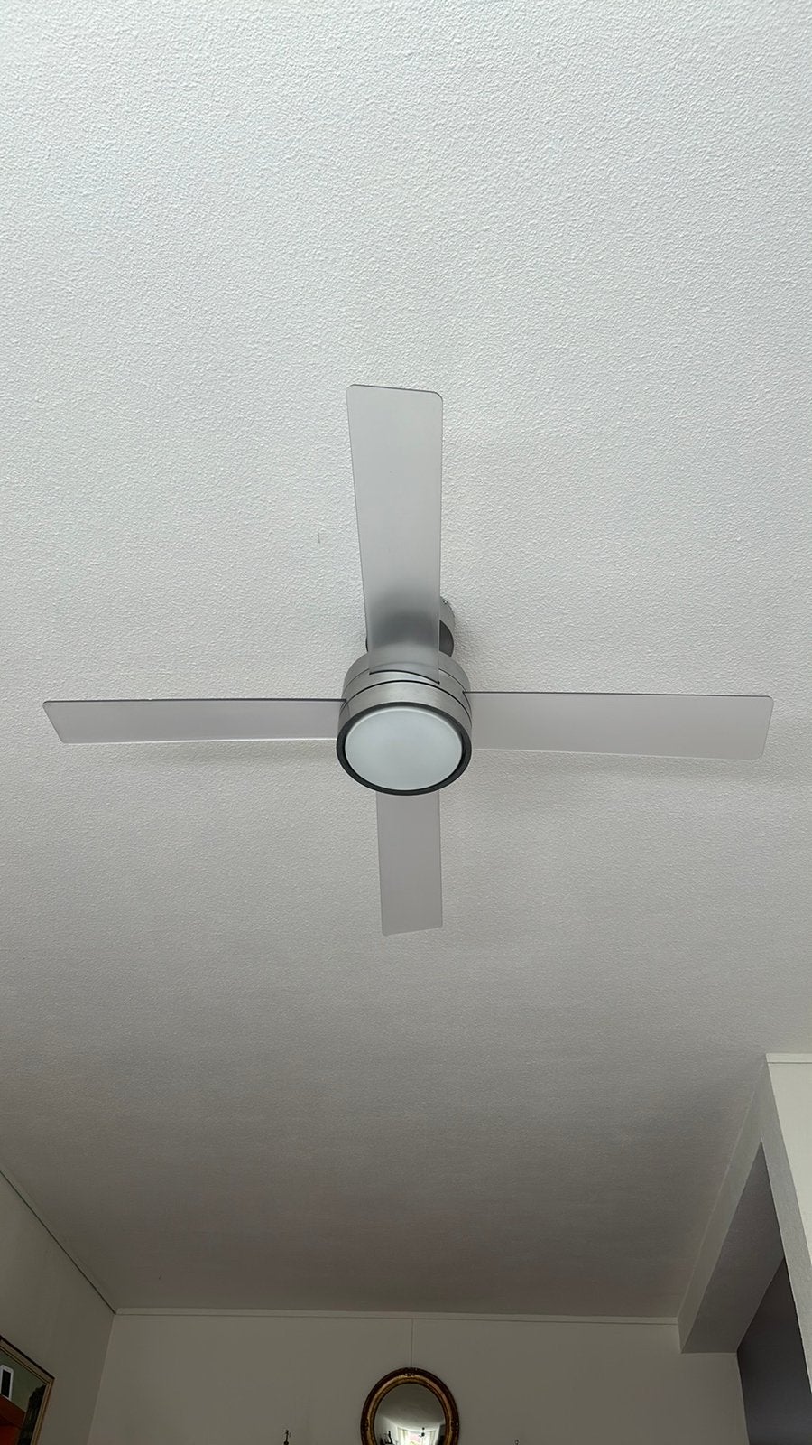 Design Ventilator met lamp - Jan des Bouvrie stijl, Witgoed en Apparatuur, Ventilatoren, Ophalen of Verzenden, Gebruikt