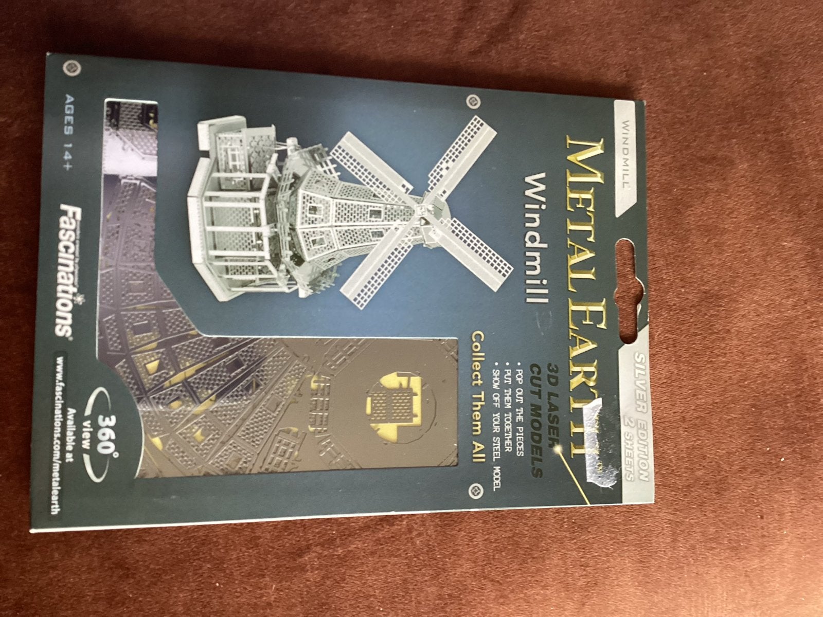 Metal Earth Windmill 3D Laser Cut Model - Nieuw, Ophalen of Verzenden, Nieuw