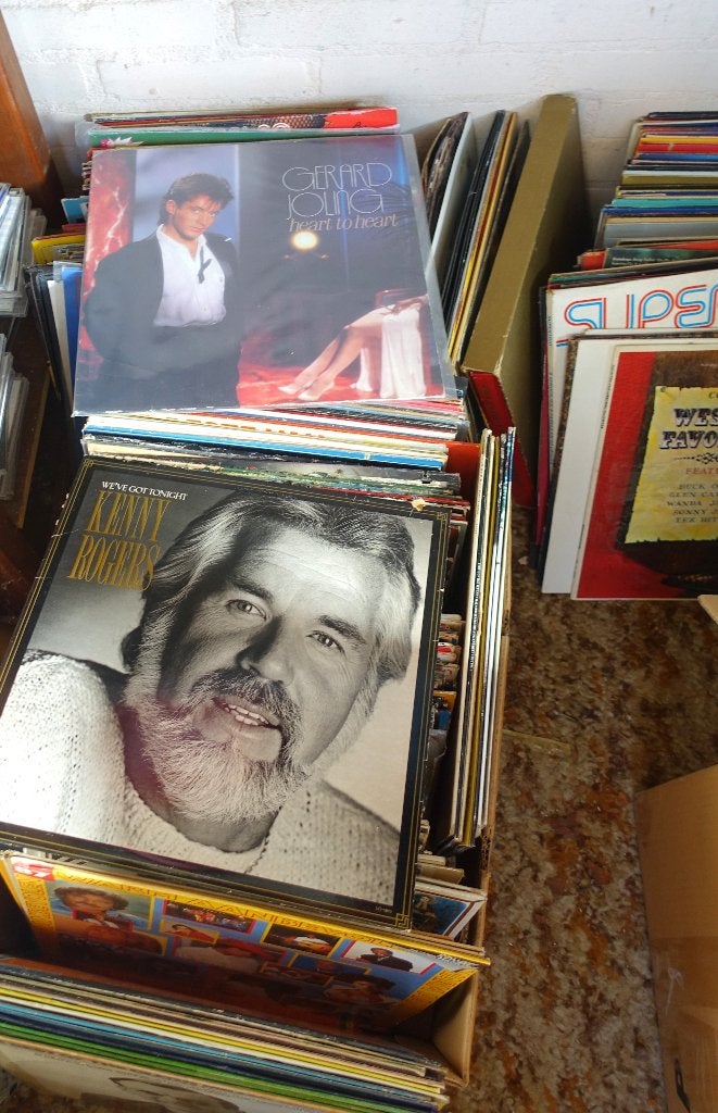 grote partij single's en lp's - weg=weg prijs, Ophalen, Gebruikt, 12 inch