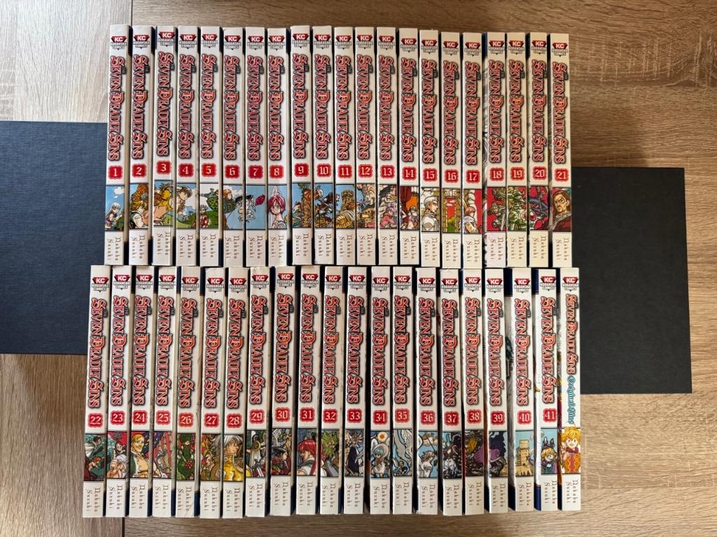 Seven Deadly Sins manga compleet, Boeken, Complete serie of reeks, Verzenden, Gelezen, Japan (Manga)