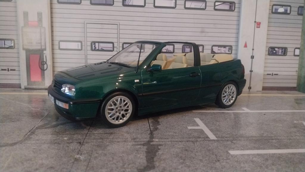 Volkswagen golf mk3 cabriolet groen metallic, Ophalen of Verzenden, Nieuw, Auto, Norev