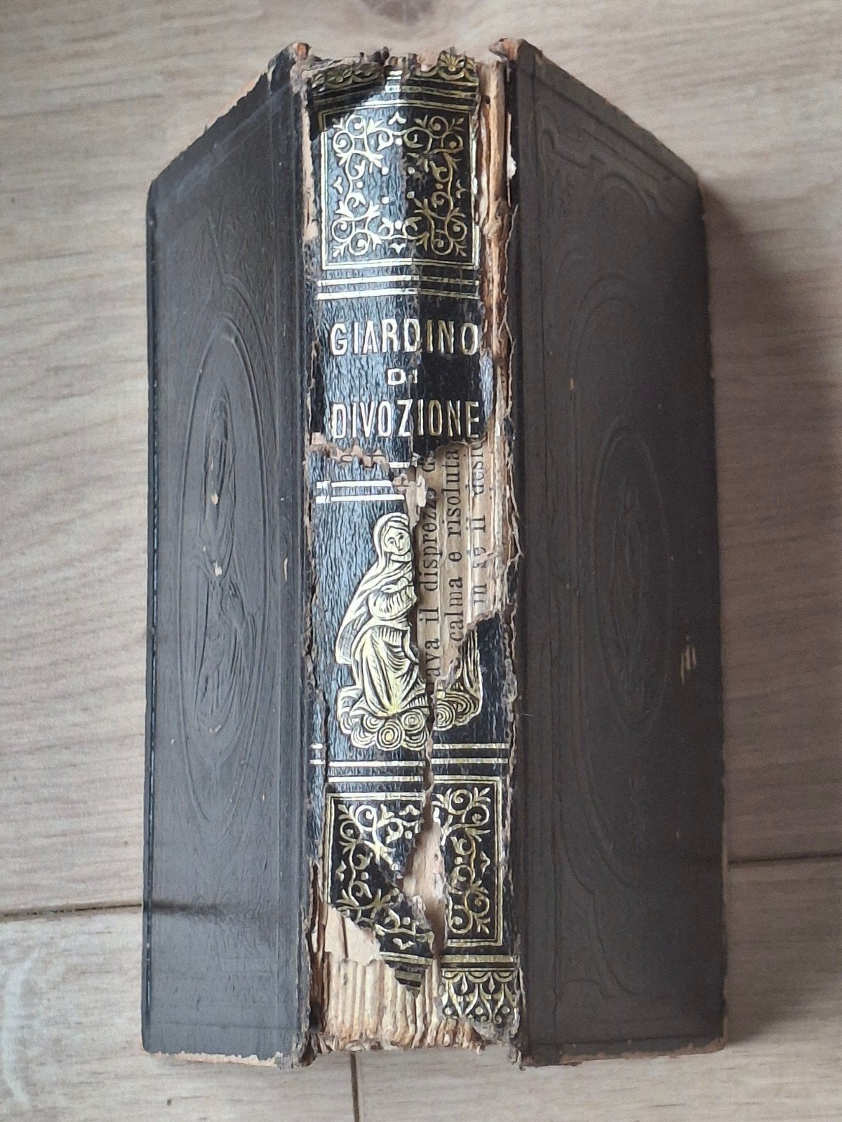 Antiek Gebedenboek 'Giardino di Devozione' uit 1891, Ophalen of Verzenden, Verschillende auteurs (Vari Santi)
