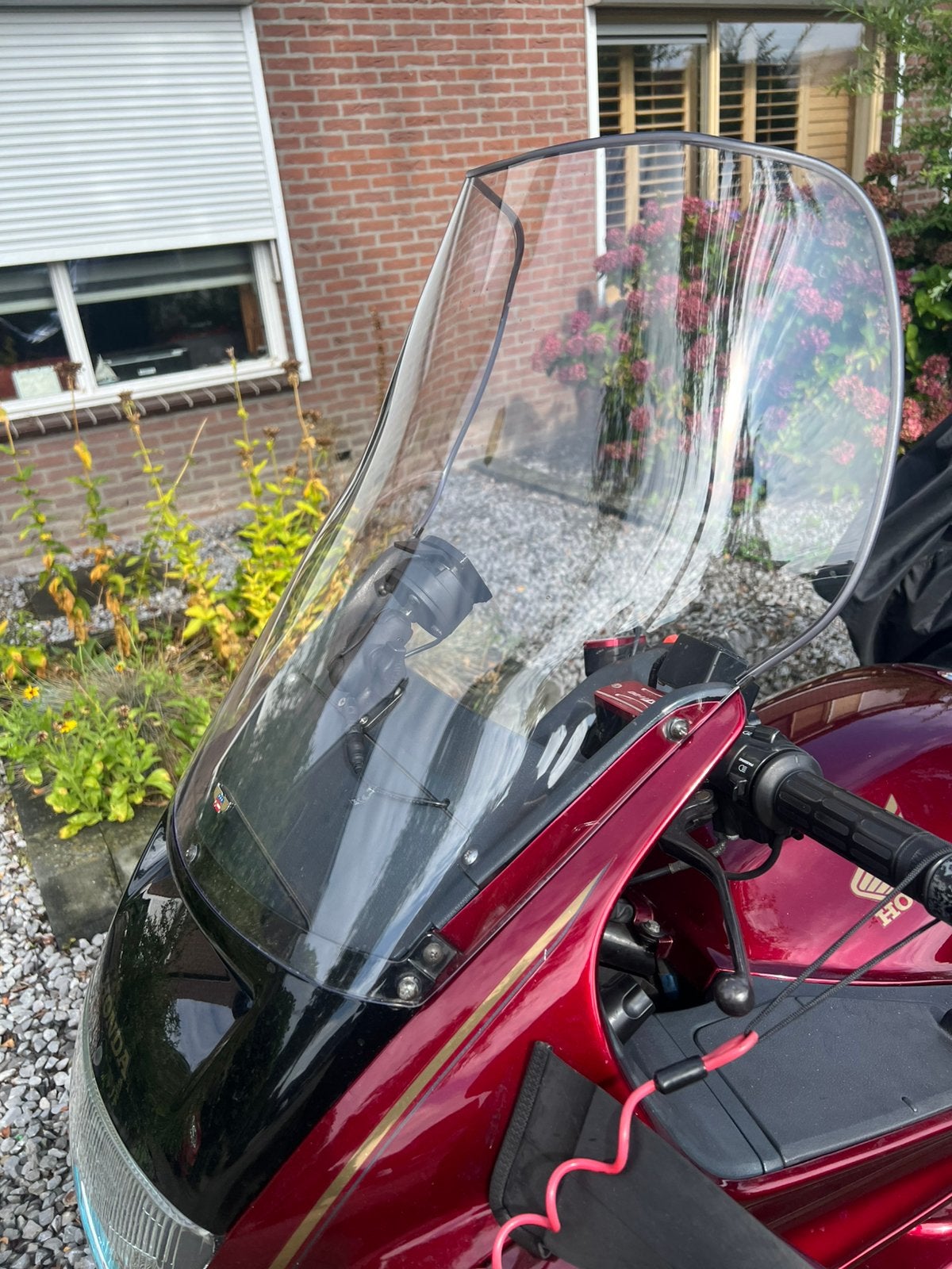 Verhoogde kuipruit windscherm Honda ST1100, Motoren, Ophalen of Verzenden, Gebruikt