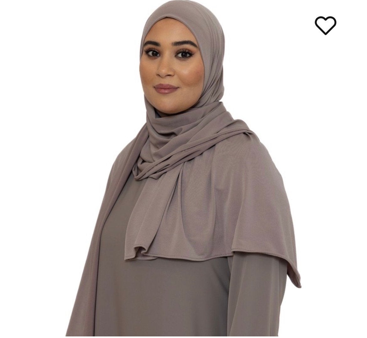 Elegante taupe hijab - comfortabel en stijlvol, Ophalen, Nieuw