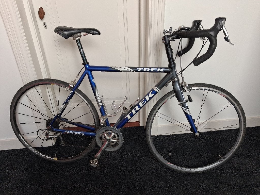 Trek SL racefiets, maat 54, goed onderhouden, Fietsen en Brommers, Fietsen | Racefietsen, 28 inch, Gebruikt, Aluminium, Meer dan 20 versnellingen