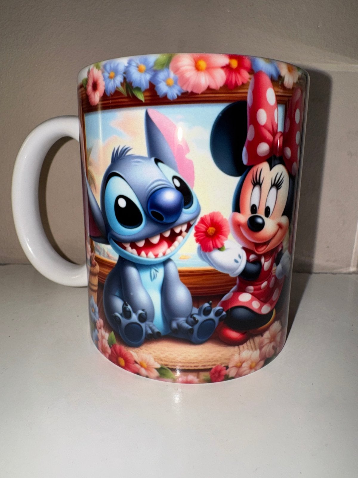 Nieuwe Disney Stitch & Minnie Mok - Kleurrijk Design, Ophalen of Verzenden, Nieuw, Meerkleurig, Overige stijlen