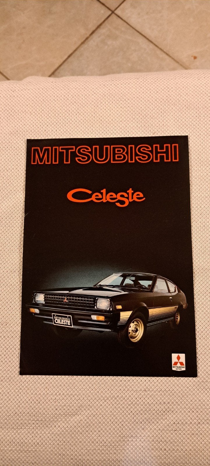 mitsubishi celeste brochure 1980, Ophalen of Verzenden, Zo goed als nieuw, Mitsubishi