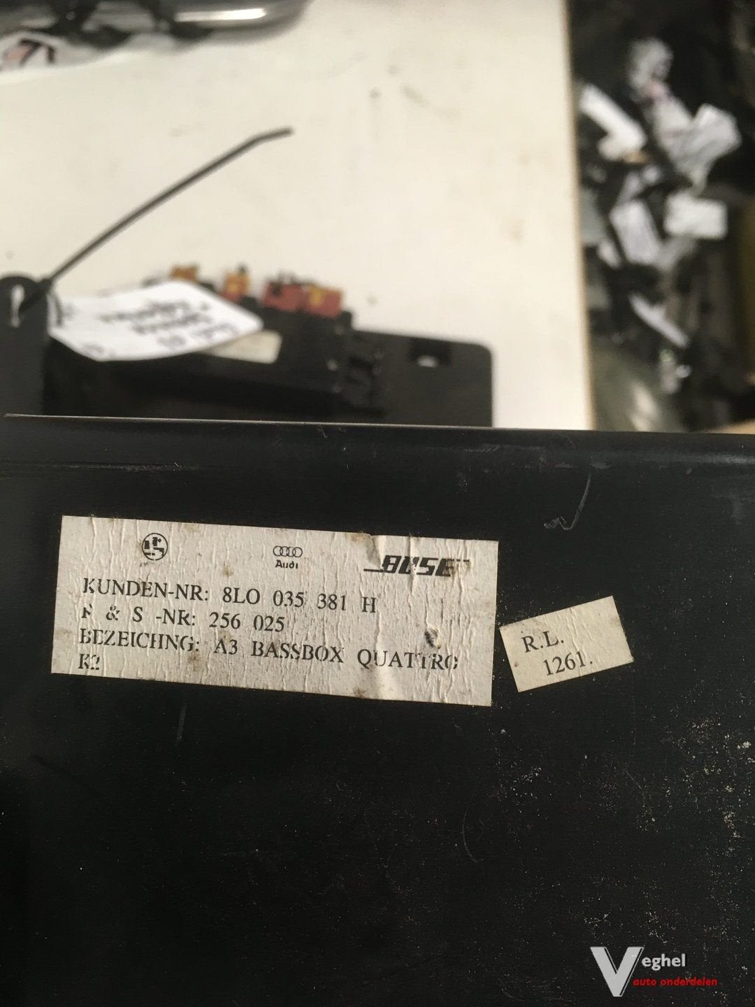 Audi A3 2001 Bose speaker kofferbak (sub), Auto diversen, Ophalen of Verzenden, -, -, -