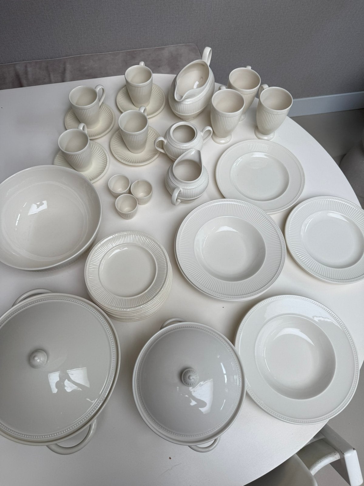 Wedgewood winsor servies set, Ophalen