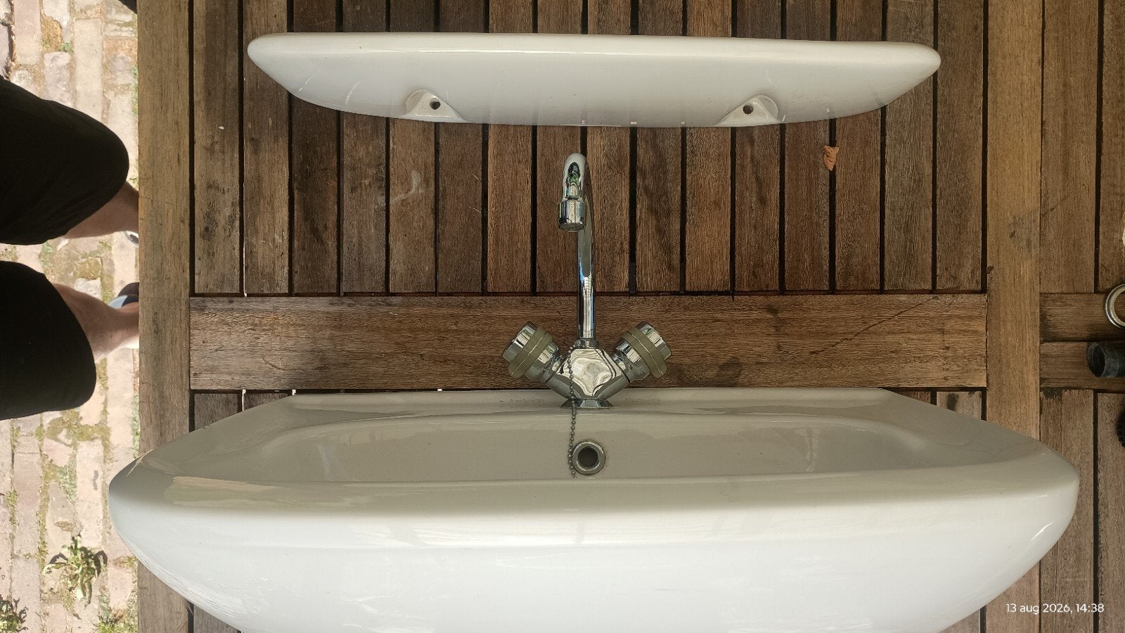 Wastafel Sphinx, Doe-het-zelf en Verbouw, Sanitair, Ophalen, Zo goed als nieuw, Steen, Wastafel