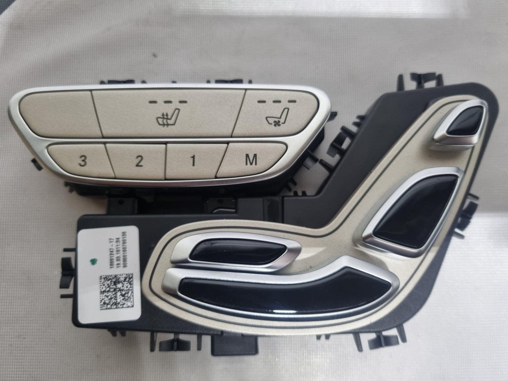Rechts voor stoel schakelaar W222 S-Klasse A2229059600, Niet ingevuld, Gebruikt, Mercedes-Benz, Niet ingevuld
