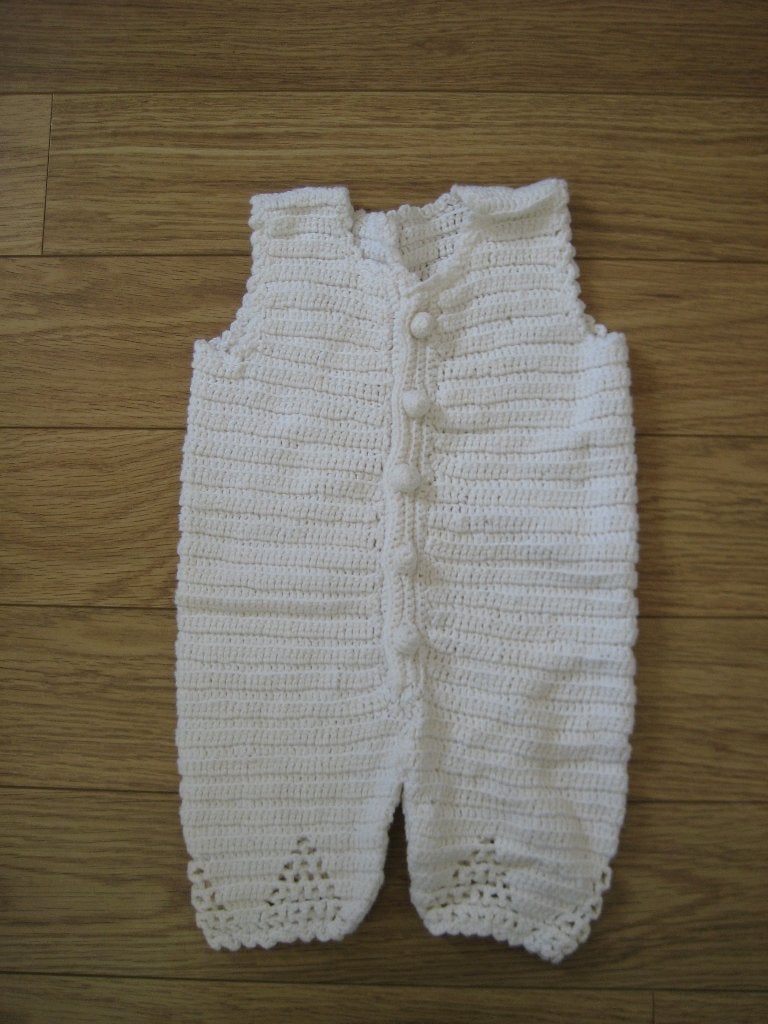 Handgemaakte hansop pak maat 74 gebroken wit, Kinderen en Baby's, Babykleding | Maat 74, Jongetje of Meisje, Ophalen of Verzenden